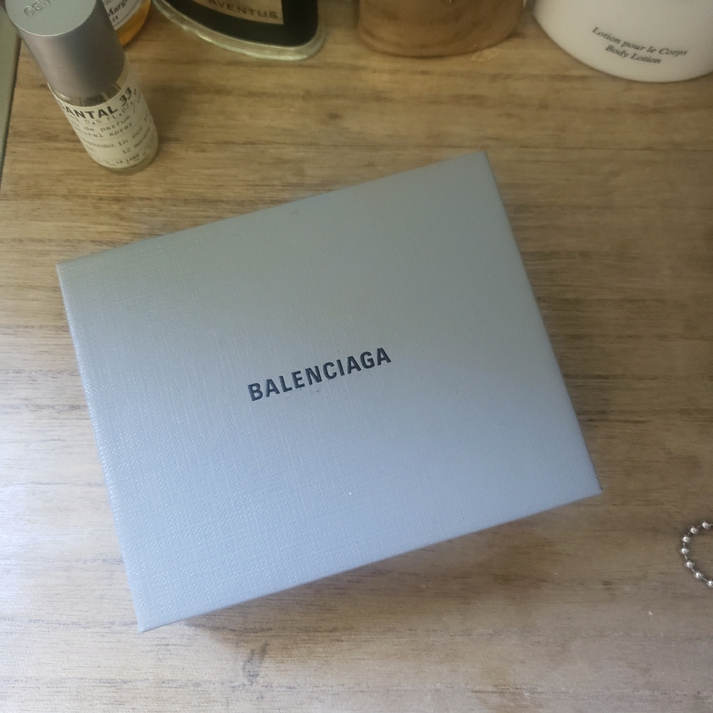 Balanciaga leather wrist band